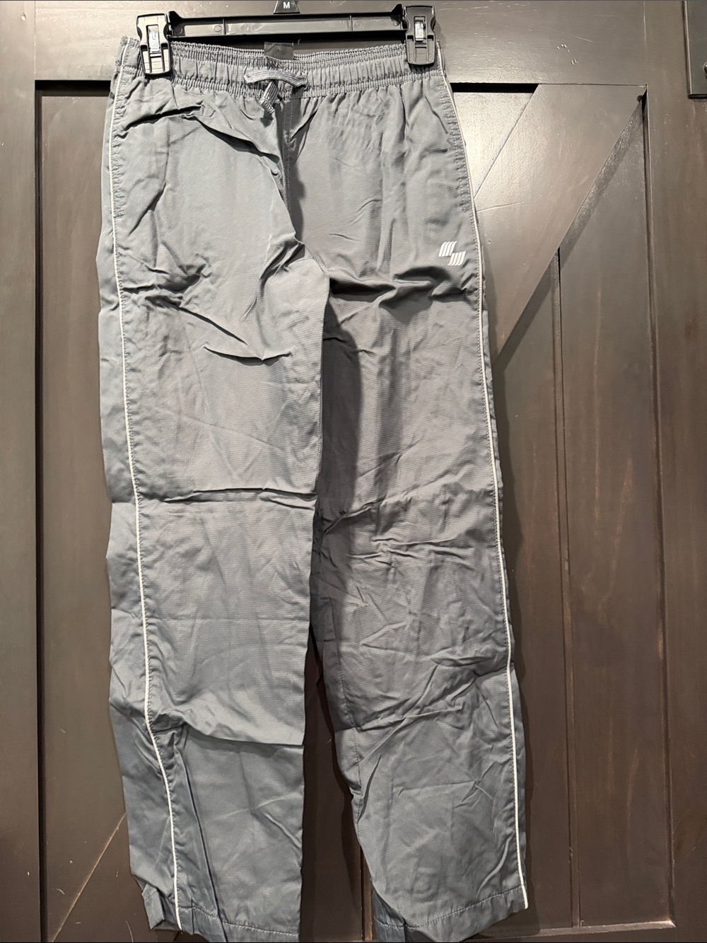 *4/$20 Kids Gray Jogger Sweatpants with Contrast Piping